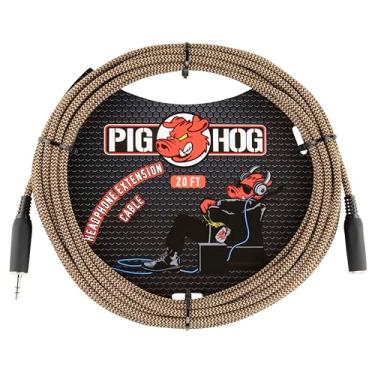 Imagem de Pig Hog PHX35-20TBR Cabo de extensão de fone de ouvido 20 pés