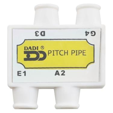 Imagem de E-outstanding Sintonizador de instrumento musical de plástico para violino e tímpanos de 4 furos, afinação de violino, guitarra 5 x 5 x 1,3 cm, composição de palheta de metal branca