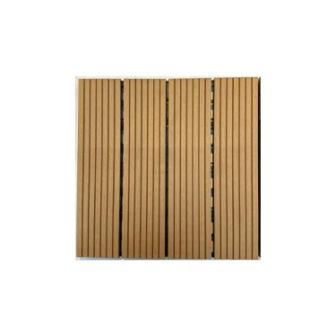 Imagem de Deck Modular de Madeira Ecológica 30cm X 30cm Canela