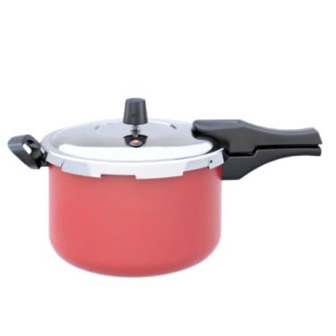 Imagem de Panela De Pressão Vermelha Fechamento Externo 3-4,5-7 Litros Selo (7 Litros)