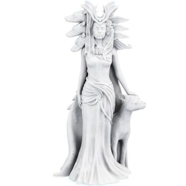 Imagem de Estátua Hecate - Deusa grega - Versão 5 (Cor Mármore)