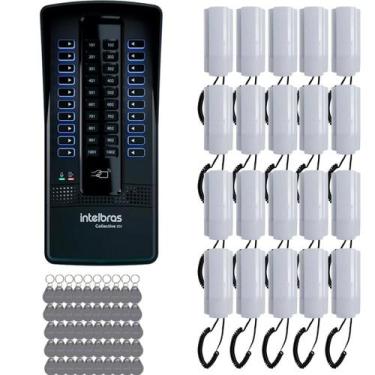 Imagem de Kit Porteiro Coletivo Collective 20i, 20 Interfones e 50 Tags RFID - I