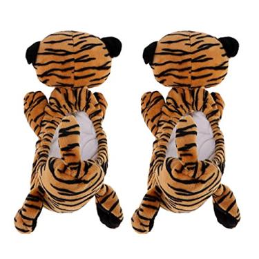 Imagem de Milageto Skate de Cobre Guardas para Patins de Hóquei, Patins de E Patins de - Protetores de de Patinagem, Tamanho a de 28-36, Tigre