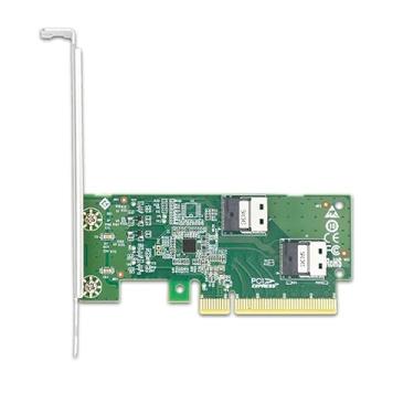 Imagem de Adaptador PCI Express 4.0 x8 para dois SlimSAS SFF-8654 4i