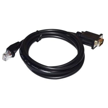 Imagem de RIKYJIC Cabo de comunicação serial DB9 Pin para RJ50 10P10C – Adaptador de porta COM para conectividade RS232 com caixas registradoras Haishi POS (1,8 metros)