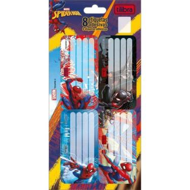 Imagem de Etiqueta Escolar Decorada Spider MAN C/8ETIQ. 100X208MM - Tilibra