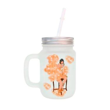 Imagem de Caneca Com Canudo Taylor Swift Mason The Life Of A Showgirl