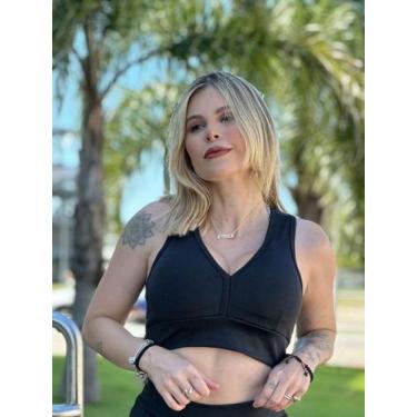 Imagem de Top Nadador Academia - bella fitness, Preto, GG