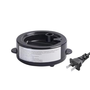 Imagem de Tachiuwa Pote de cola quente elétrico profissional leve e resistente de 40 W para artesanato, projetos DIY, guirlandas e bonecas