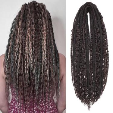 Imagem de Dreadlock Extensions Leeven 30 Strands, fibra sintética de 60 cm