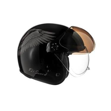 Imagem de Capacete Peels F21 Sword Preto Aberto Queixeira Moto (56)