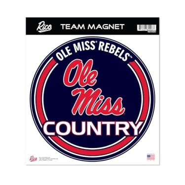 Imagem de Rico Industries NCAA University of Mississippi - Ole Miss Standard ímã redondo de 20 cm