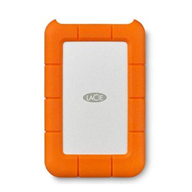Imagem de HDD Externo LaCie Rugged Mini 2TB / USB 3.0 Portátil/Resistencia a Queda - Laranja
