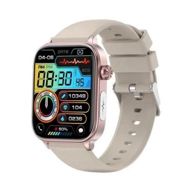 Imagem de Relógio Inteligente Monitor De Saúde Feminina ECG PPG Monitor De Ácido