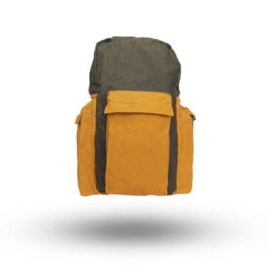 Imagem de Mochila Vertical 50Litros - Lona Encerada - MB, Verde militar com amar