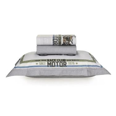Imagem de Jogo De Cama Infantil Masculino 200 Fios - Karsten Motos