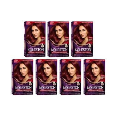 Imagem de Coloraçao Koleston 4446 Borgonha Vibrante - Kit C/7Un
