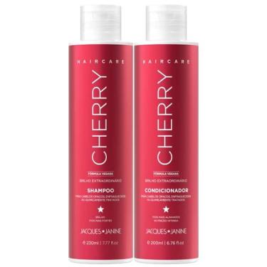 Imagem de Kit Jacques Janine Hair Care Cherry Shampoo 230ml Condicionador 200ml