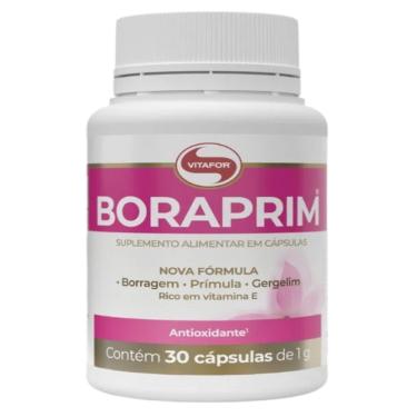 Imagem de Boraprim Óleos Borragem Prímula e Gergelim Vitafor 30 Cápsulas