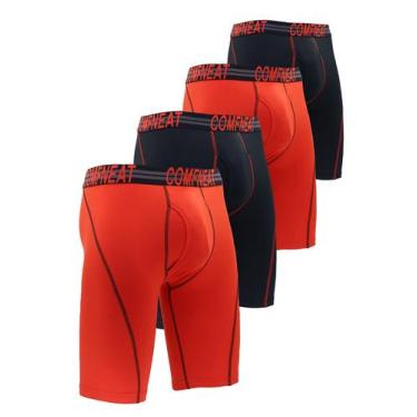 Imagem de Cuecas boxer masculinas Comfneat Sports Performance, pacote com 4 unid