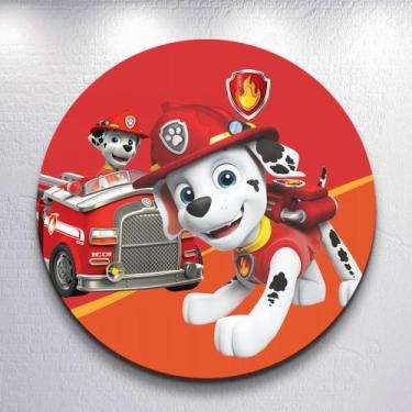 Imagem de Capa p/ Painel Festa Decoração Infantil Patrulha Dog Salvadoral Redond