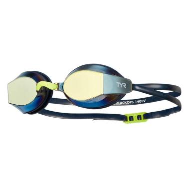 Imagem de Óculos de Natação Adulto Blackops 140EV Racing Mirrored TYR Marinho/Dourado-Unissex