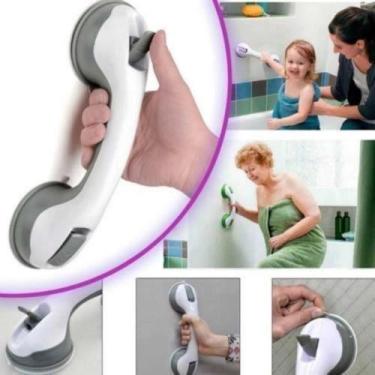 Imagem de Kit 2 Barras De Apoio Banheiro Ventosa Dupla Super Fixação - Dute