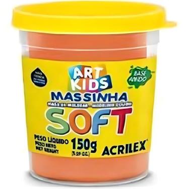 Imagem de Massa de modelar Acrilex 150g laranja 105