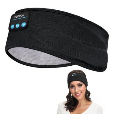 Imagem de Faixa de cabeça Bluetooth ajustável Sleep Headphones Voerou