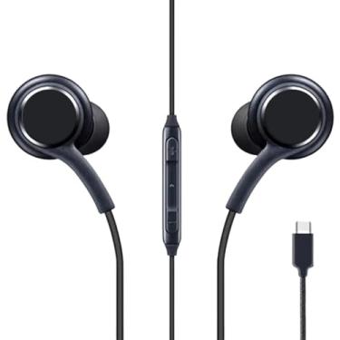 Imagem de Fone de Ouvido USB Tipo-C com Microfone Integrado - Isolamento de Ruído - Controles de Áudio no Cabo - Compatível com Smartphones e Tablets USB-C