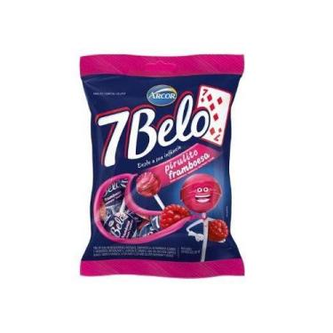 Imagem de Pirulito 7 Belo sabor framboesa Arcor 500g