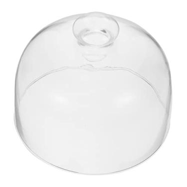 Imagem de CHICAMPERA Tampa de vidro para bolo, cúpula protetora de sobremesa de grau alimentício, 30 cm, cobertura de alimentos de vidro para pastelaria, bolos e lanches para uso doméstico e festas