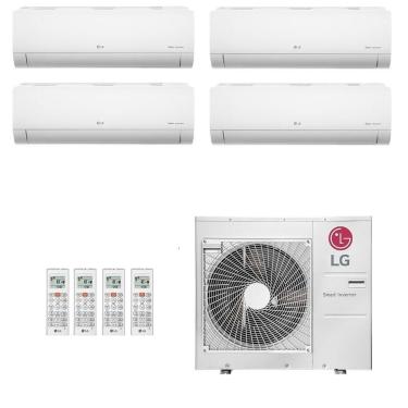 Imagem de Ar-Condicionado Multi Split Inverter LG 48.000 (2x Evap HW 12.000 + 2x Evap HW 24.000) Quente/Frio 220V								
