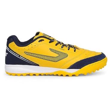 Imagem de Chuteira Society Topper Dominator Pro Iv Amarelo/marinho Tp04610003 43