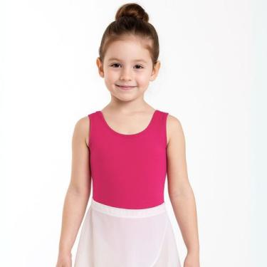 Imagem de Collant Infantil Menina Jazz Colorido - Magic Sky, Pink, 4