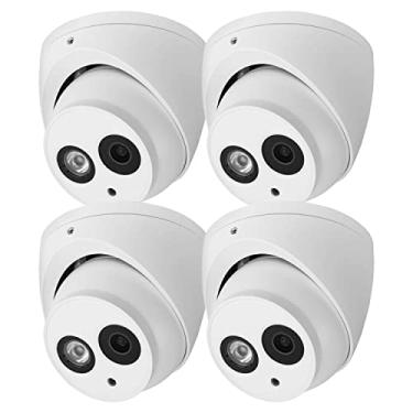 Imagem de R-Tech Câmera Dome Turret 4 em 1 AHD/CVI/TVI/Analógica Externa/Interna (pacote com 4 2MP)