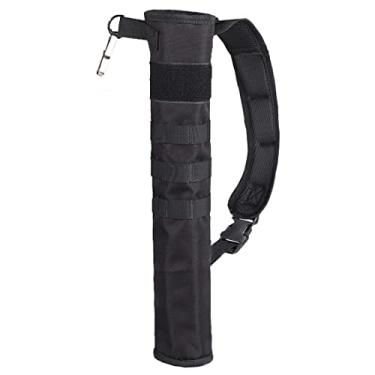 Imagem de XTACER Bolsa de ombro tática Molle Quiver para treinamento de caça e flecha de tiro com arco e aljava (pequena (segura 12 flechas))