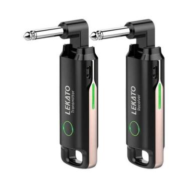 Imagem de Sistema De Guitarra Sem Fio Recarregável LEKATO Transmissor Receptor W