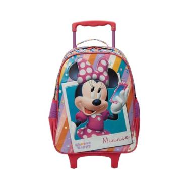 Imagem de Mochila com Rodas Escolar 14 Minnie Celular - Xeryus Feminina