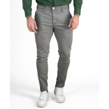 Imagem de Calça Alfaiataria Cinza Masculina - Rota 77-Masculino
