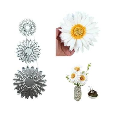 Imagem de Moldes De Corte Em Metal Da Série Ocean Flower Para Scrapbook, Faca Pa