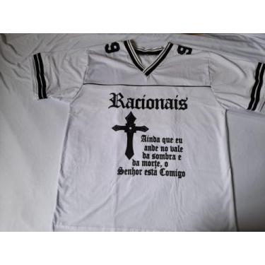 Imagem de Racionais - camisa - frase - a gente sonha a vida inteira e só acorda 