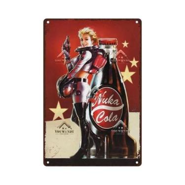 Imagem de Escultura De Metal Retro Nuka Cola Para Bar, Pub, Man Cave, Fãs De Fal