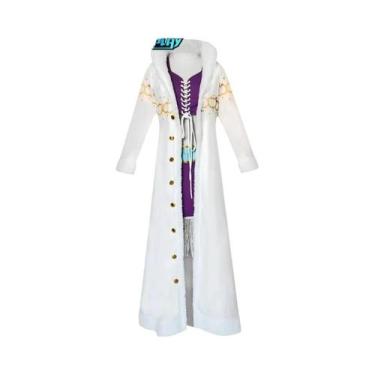 Imagem de Fantasia De Cosplay Adulto Nico Robin Vestido Roxo Uniforme Com Gola L