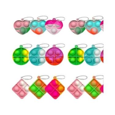 Imagem de Mini Chaveiro Sensorial Fidget Para Crianças, 20 Peças, Lembrancinhas 