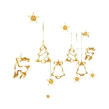 Imagem de Luzes De Natal LED Em Cordão, Luzes De Cortina De Fadas Para Decoração