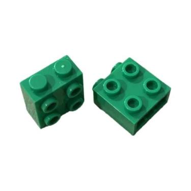 Imagem de 20 Peças De Blocos De Montar 1x2x1 2/3 Modificados Com Espinhos Em Um 