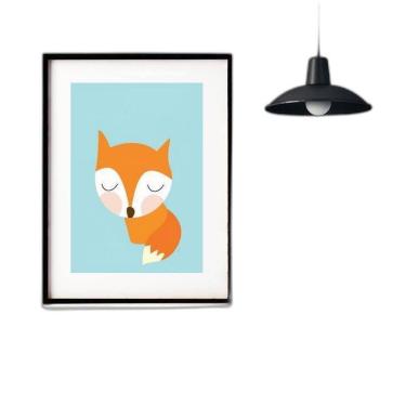 Imagem de Quadro Raposa Baby - 60X48Cm