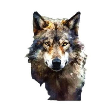 Imagem de Mosaico De Strass Leopardo E Leão Com Efeito Diamante, Decoração De Pa