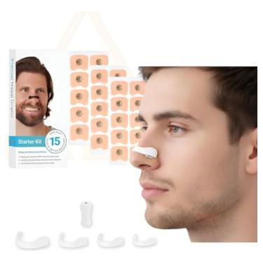 Imagem de Dilatador Nasal Magnético Anti Ronco Respira Max – Melhora a Respiração e o Sono | Dispositivo Nasal Branco